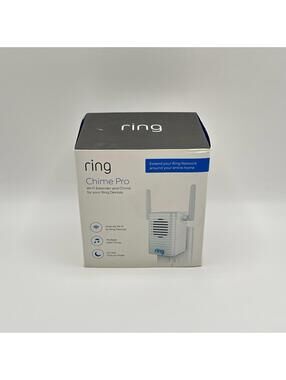 Ring Chime Pro Wi-Fi Extender and Chime for Ring Devices - 2.4 GHz - 8AC1P6-0EN0
